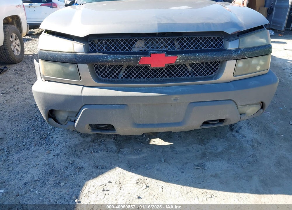 2002 CHEVROLET AVALANCHE 1500 VIN: 3GNEC13TX2G309294