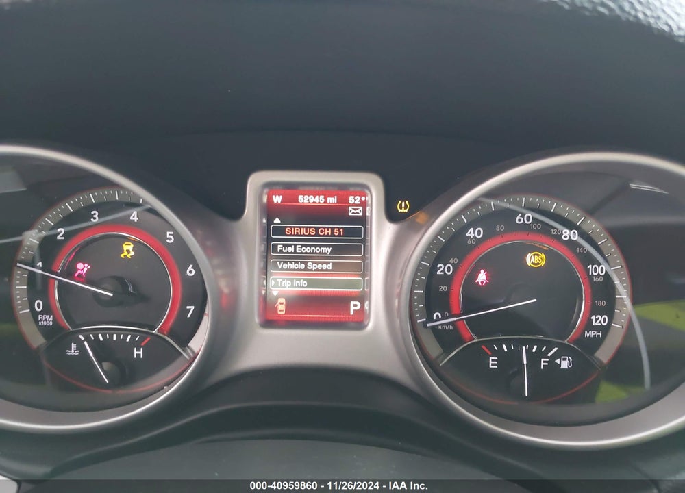 2019 DODGE JOURNEY SE VIN: 3C4PDCBB0KT833578