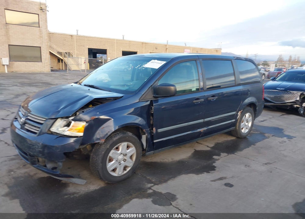2008 DODGE GRAND CARAVAN SE VIN: 2D8HN44H88R669714