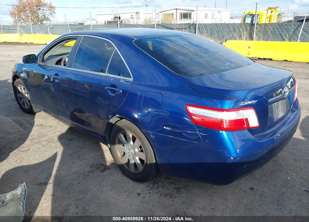 2007 TOYOTA CAMRY HYBRID VIN: JTNBB46K773023184