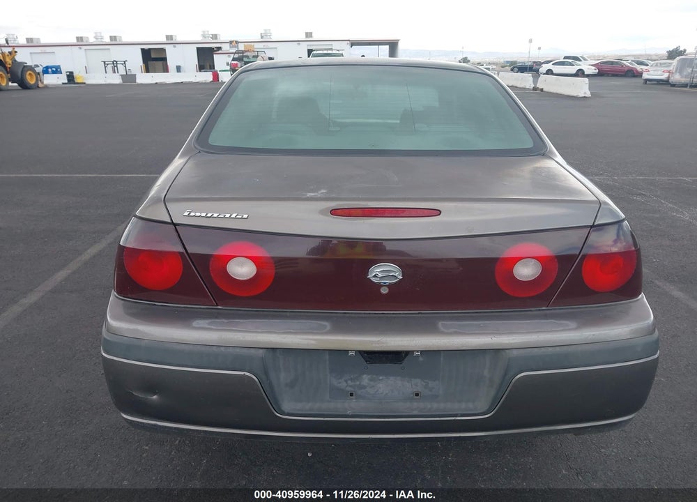 2003 CHEVROLET IMPALA VIN: 2G1WF52E139383027
