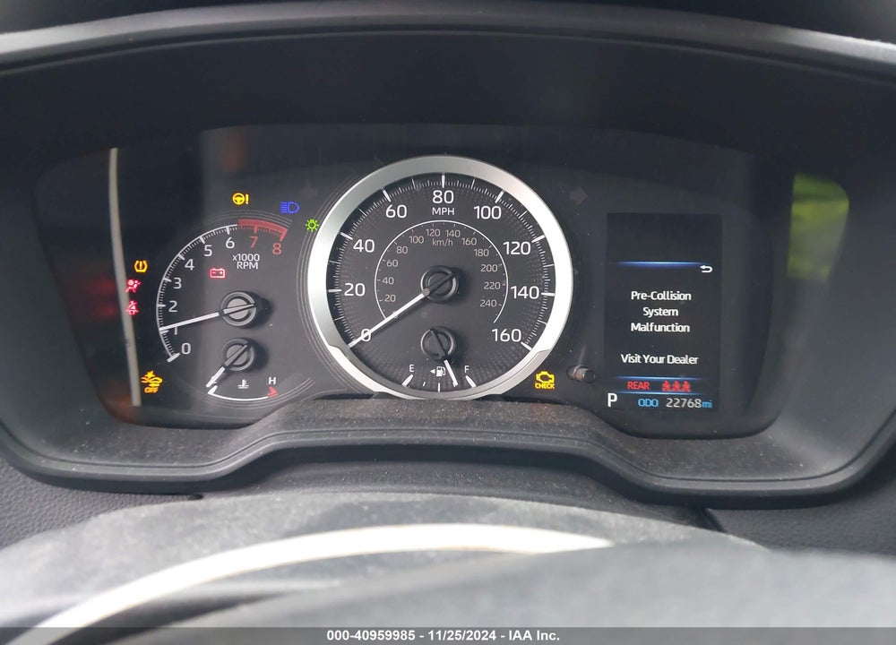 2022 TOYOTA COROLLA VIN: 5YFEPMAEXNP307496