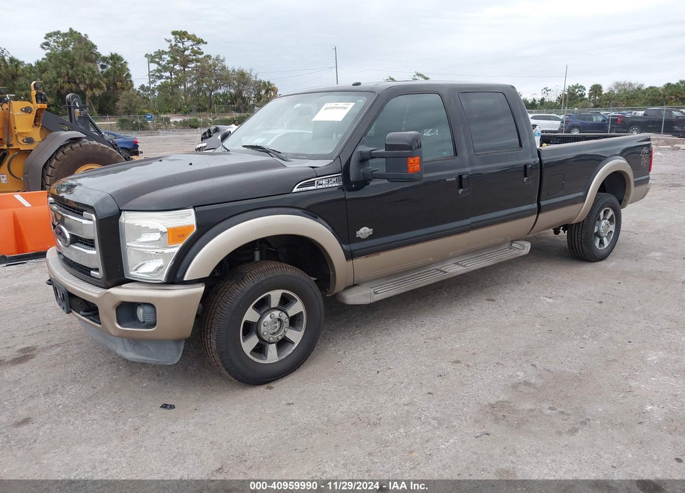 2012 FORD F-350 LARIAT VIN: 1FT8W3BT1CEB16437