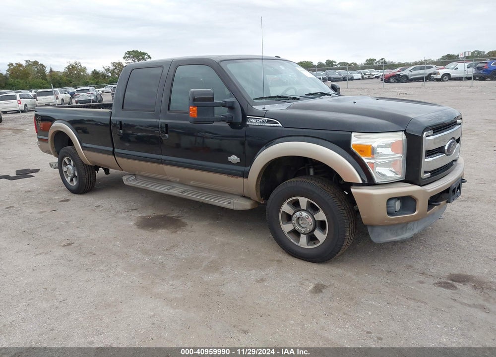 2012 FORD F-350 LARIAT VIN: 1FT8W3BT1CEB16437