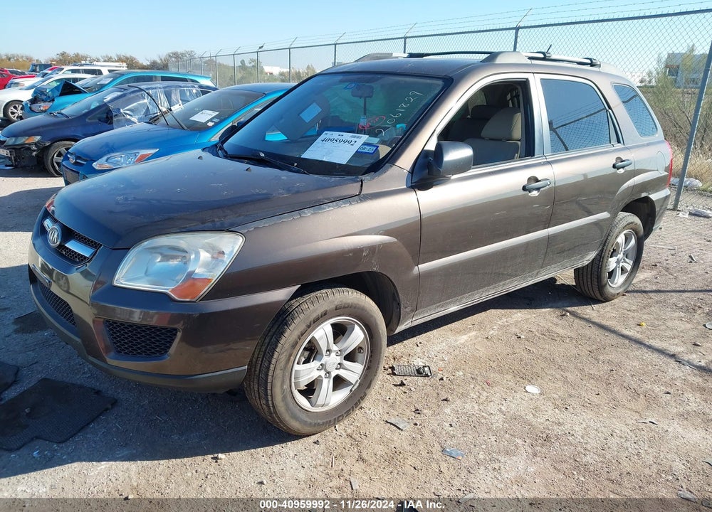 2009 KIA SPORTAGE LX VIN: KNDJF724797572408