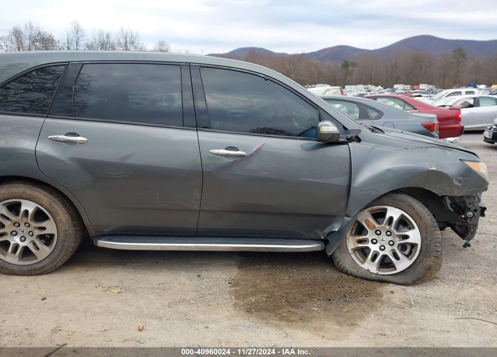 2007 ACURA MDX TECHNOLOGY PACKAGE VIN: 2HNYD284X7H522905