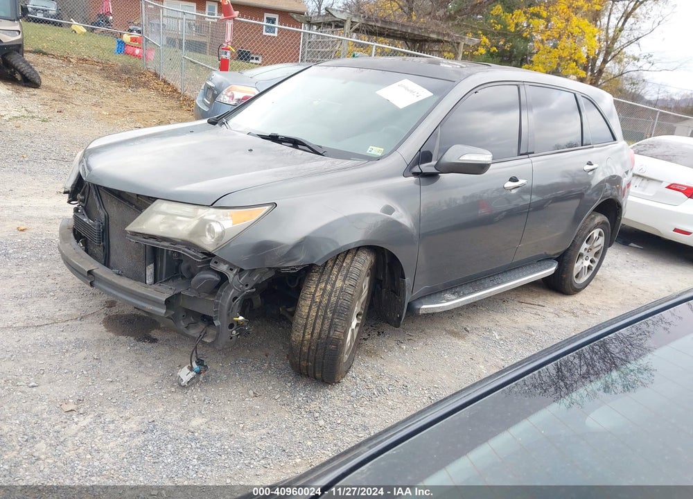 2007 ACURA MDX TECHNOLOGY PACKAGE VIN: 2HNYD284X7H522905