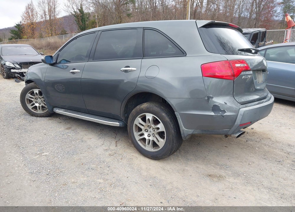 2007 ACURA MDX TECHNOLOGY PACKAGE VIN: 2HNYD284X7H522905