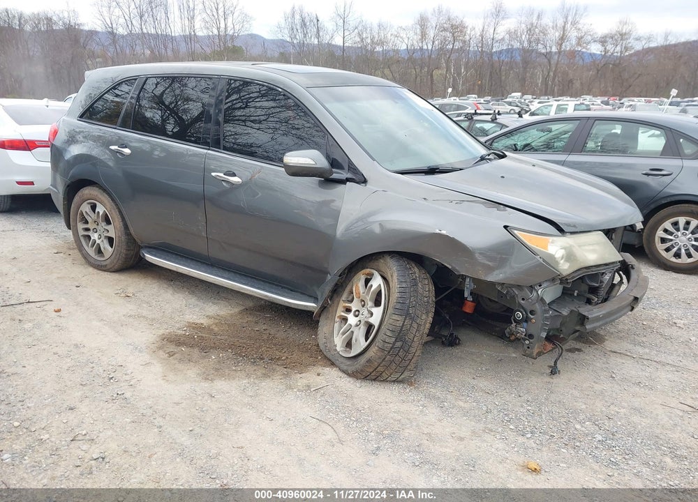 2007 ACURA MDX TECHNOLOGY PACKAGE VIN: 2HNYD284X7H522905
