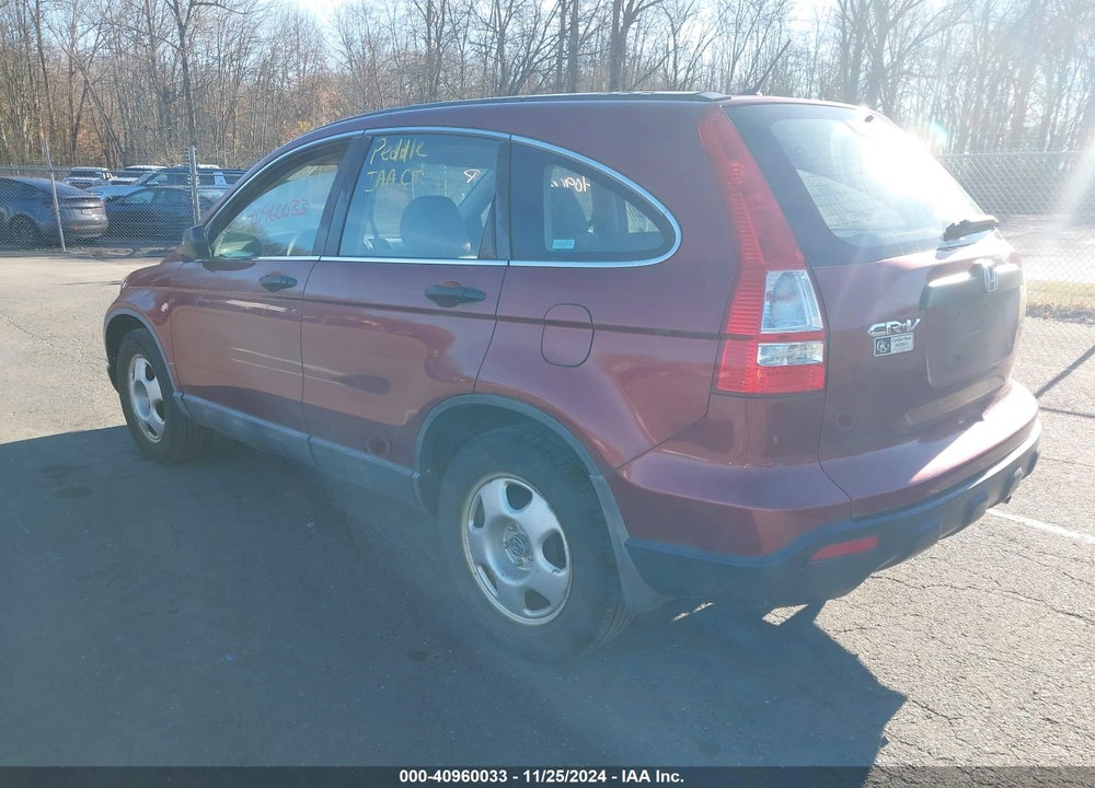 2008 HONDA CR-V LX VIN: 5J6RE48378L028333