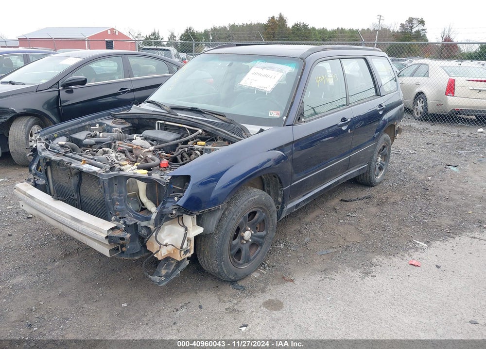 2006 SUBARU FORESTER 2.5X VIN: JF1SG65616G750159
