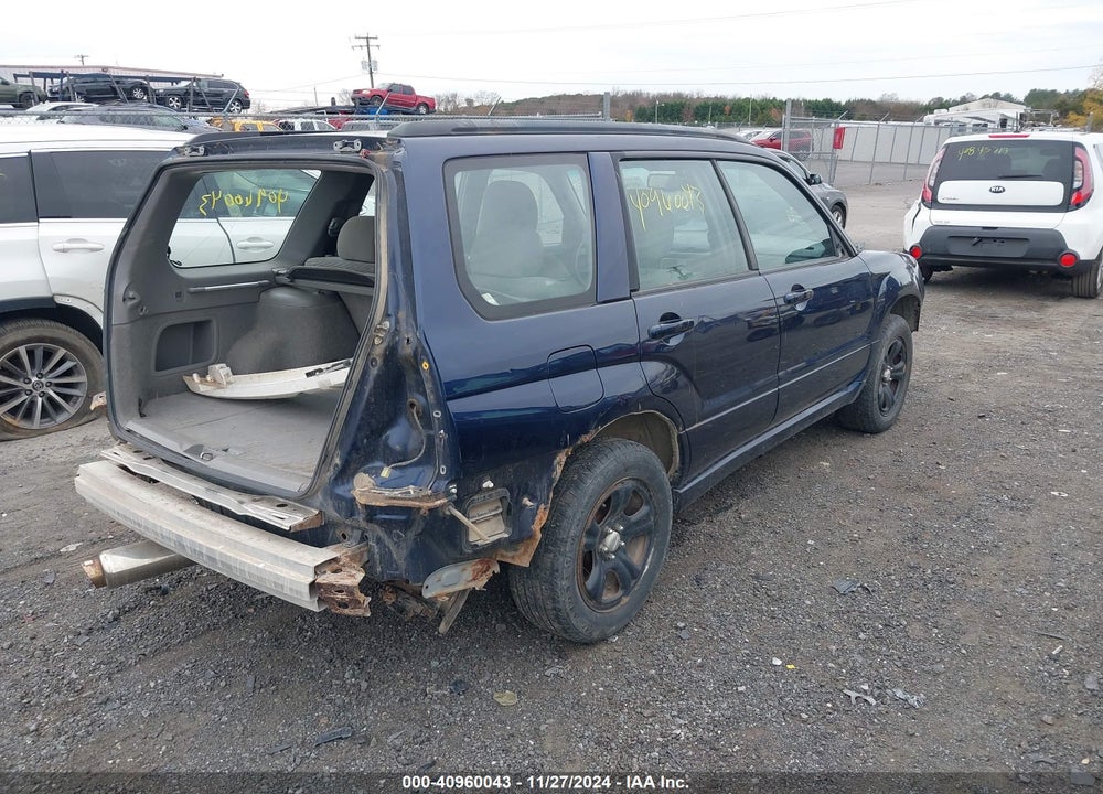 2006 SUBARU FORESTER 2.5X VIN: JF1SG65616G750159