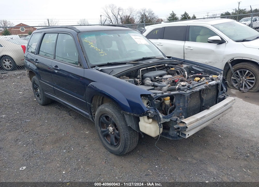 2006 SUBARU FORESTER 2.5X VIN: JF1SG65616G750159