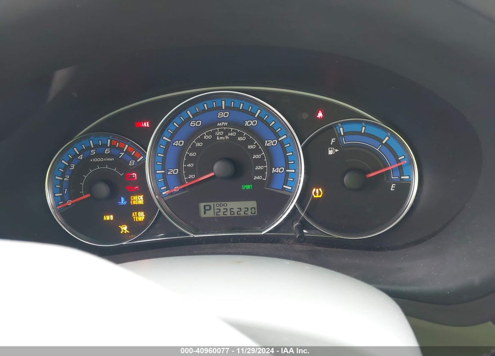 2009 SUBARU FORESTER 2.5X VIN: JF2SH63679H717175