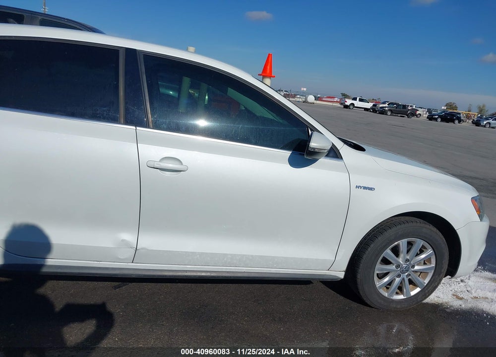 2013 VOLKSWAGEN JETTA HYBRID SE VIN: 3VW637AJXDM307385