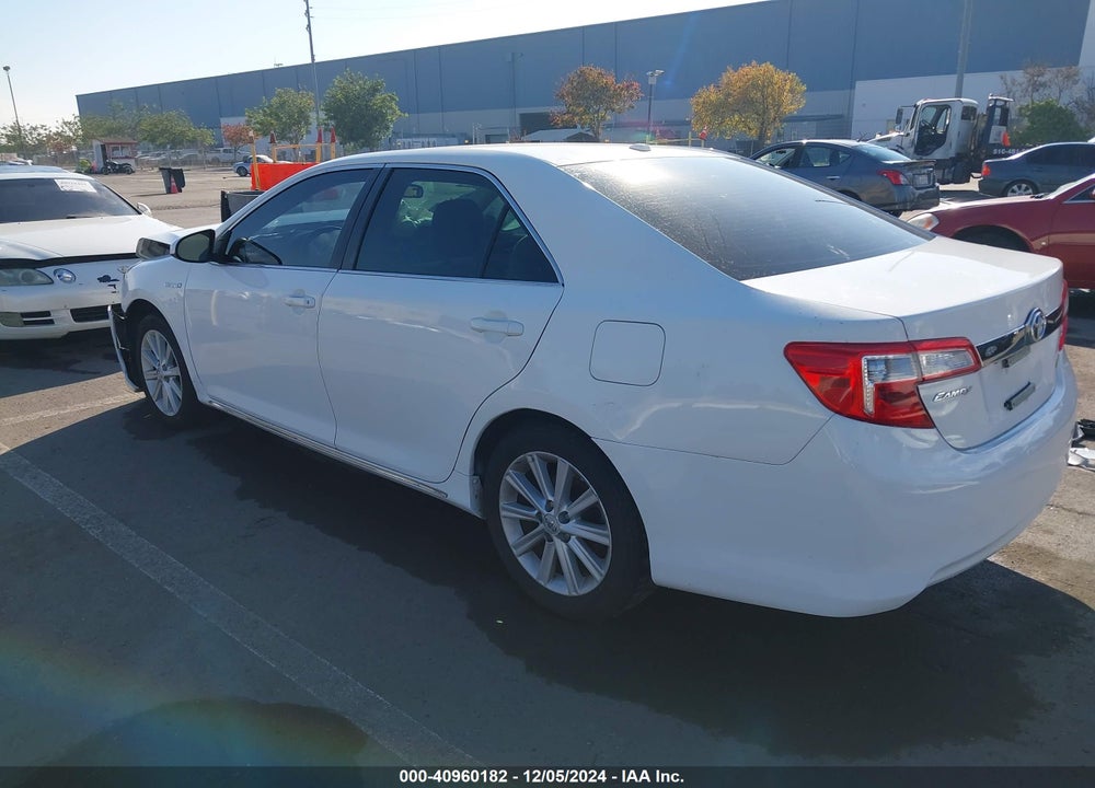 2012 TOYOTA CAMRY HYBRID XLE VIN: 4T1BD1FK0CU039143