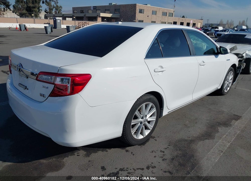2012 TOYOTA CAMRY HYBRID XLE VIN: 4T1BD1FK0CU039143