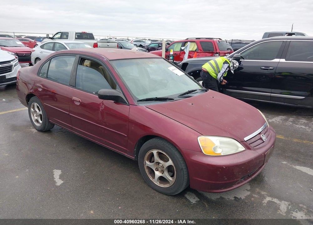 2003 HONDA CIVIC LX VIN: 1HGES15593L000058
