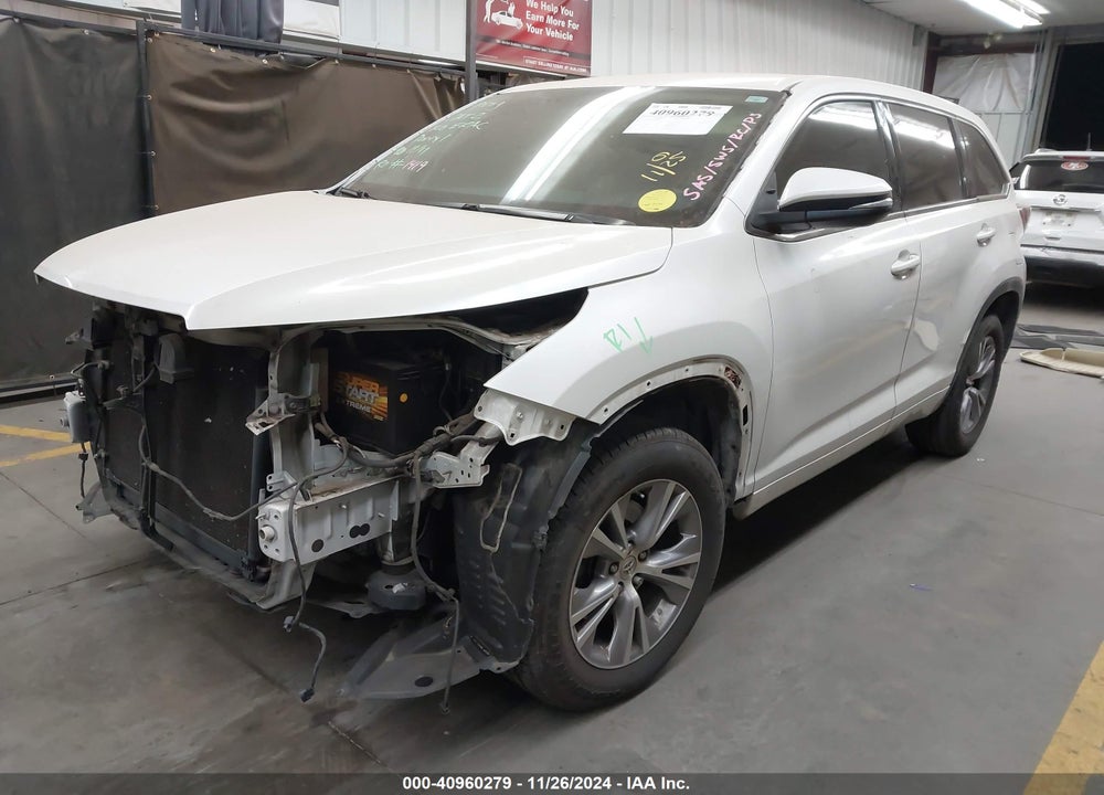 2014 TOYOTA HIGHLANDER LE PLUS V6 VIN: 5TDZKRFH9ES018097