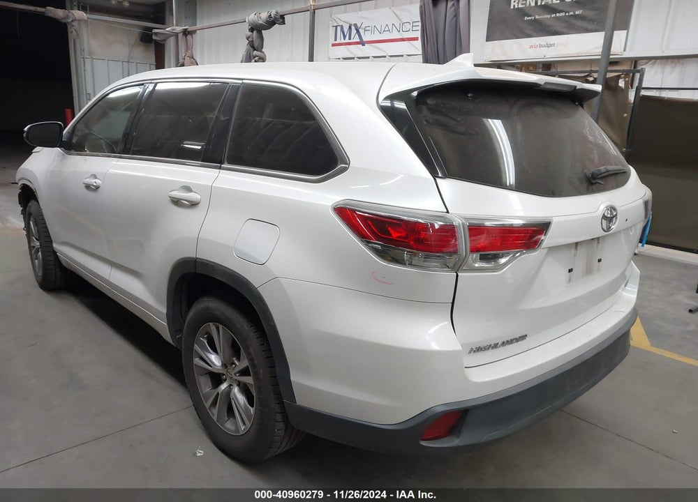 2014 TOYOTA HIGHLANDER LE PLUS V6 VIN: 5TDZKRFH9ES018097