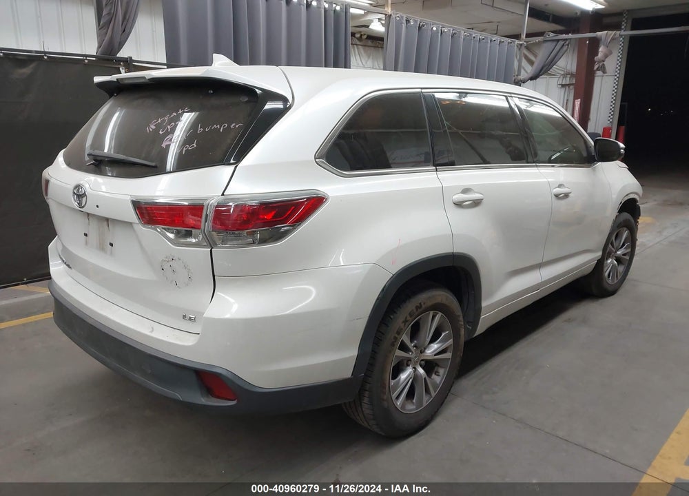 2014 TOYOTA HIGHLANDER LE PLUS V6 VIN: 5TDZKRFH9ES018097