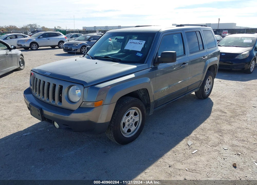 2012 JEEP PATRIOT SPORT VIN: 1C4NJPBA6CD626859