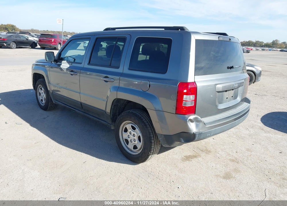 2012 JEEP PATRIOT SPORT VIN: 1C4NJPBA6CD626859