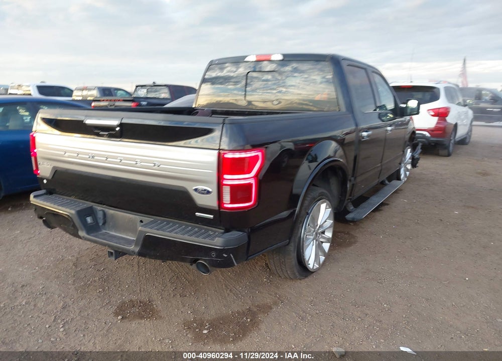 2019 FORD F-150 LIMITED VIN: 1FTEW1EG1KFB63417