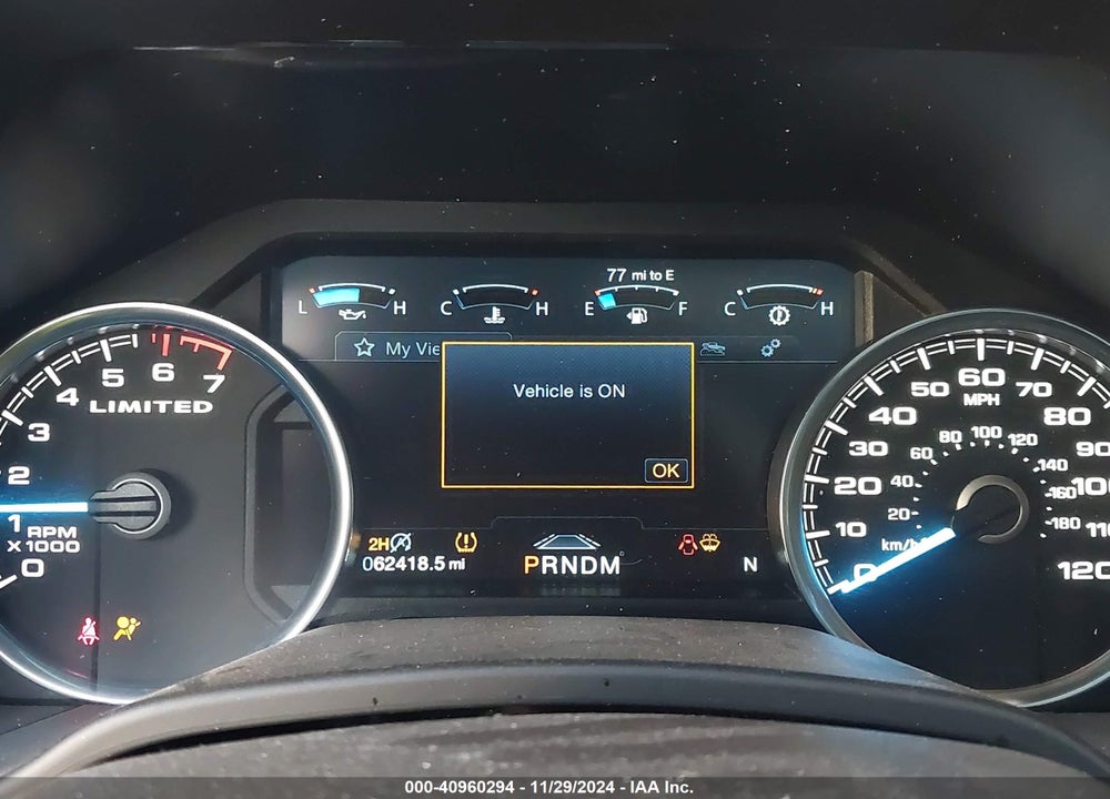 2019 FORD F-150 LIMITED VIN: 1FTEW1EG1KFB63417