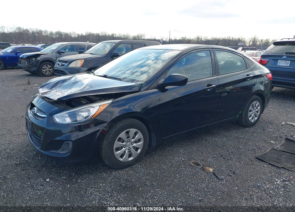 2016 HYUNDAI ACCENT VIN: KMHCT4AE7GU113495