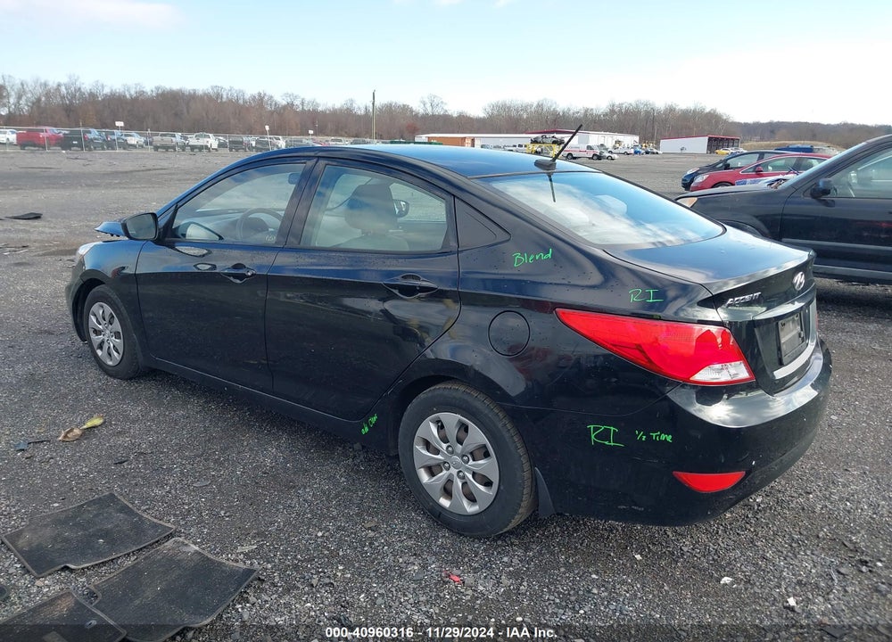 2016 HYUNDAI ACCENT VIN: KMHCT4AE7GU113495