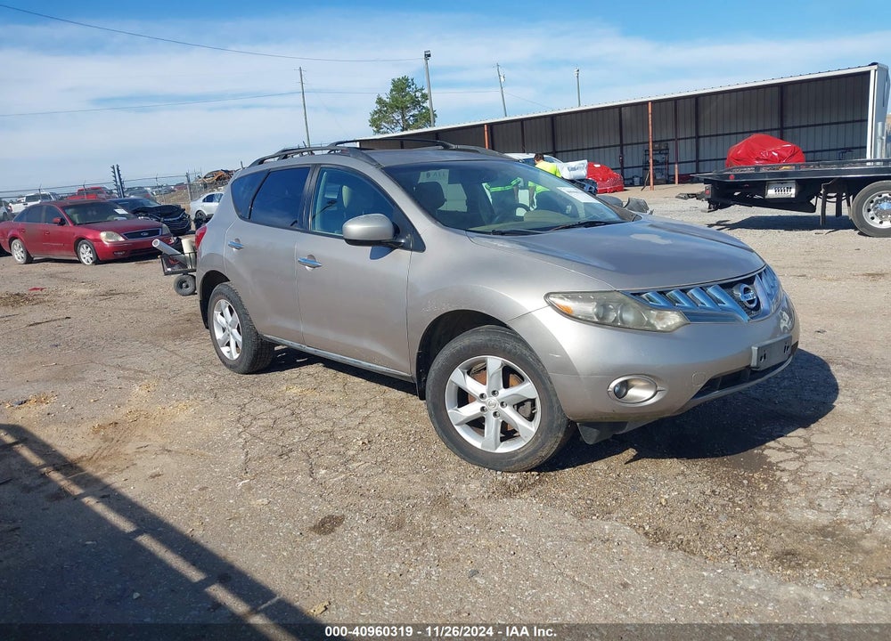 2009 NISSAN MURANO SL VIN: JN8AZ18U29W015038