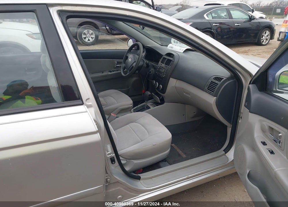 2008 KIA SPECTRA EX VIN: KNAFE121185556269