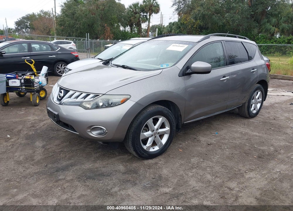 2009 NISSAN MURANO SL VIN: JN8AZ18W49W157764