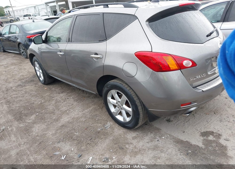 2009 NISSAN MURANO SL VIN: JN8AZ18W49W157764