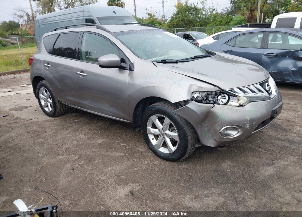 2009 NISSAN MURANO SL VIN: JN8AZ18W49W157764