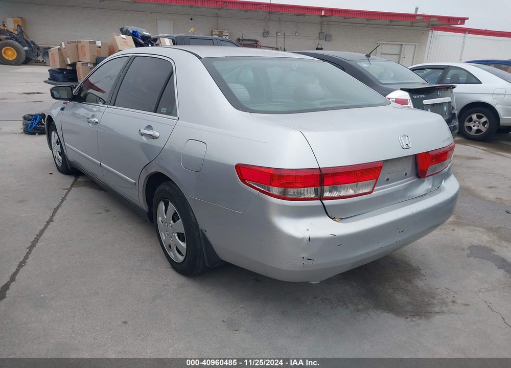 2003 HONDA ACCORD 2.4 LX VIN: 3HGCM56373G707906