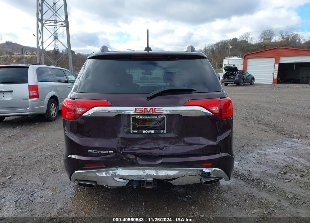 2018 GMC ACADIA DENALI VIN: 1GKKNPLS8JZ180412