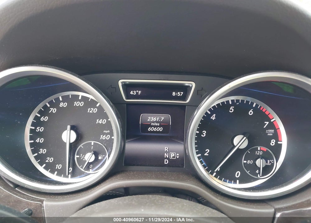 2015 MERCEDES-BENZ ML 350 4MATIC VIN: 4JGDA5HB0FA468097