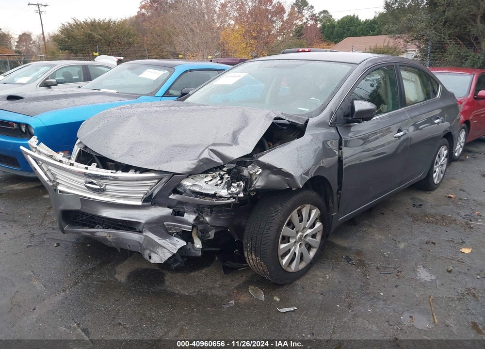 2015 NISSAN SENTRA S VIN: 3N1AB7AP7FY256785