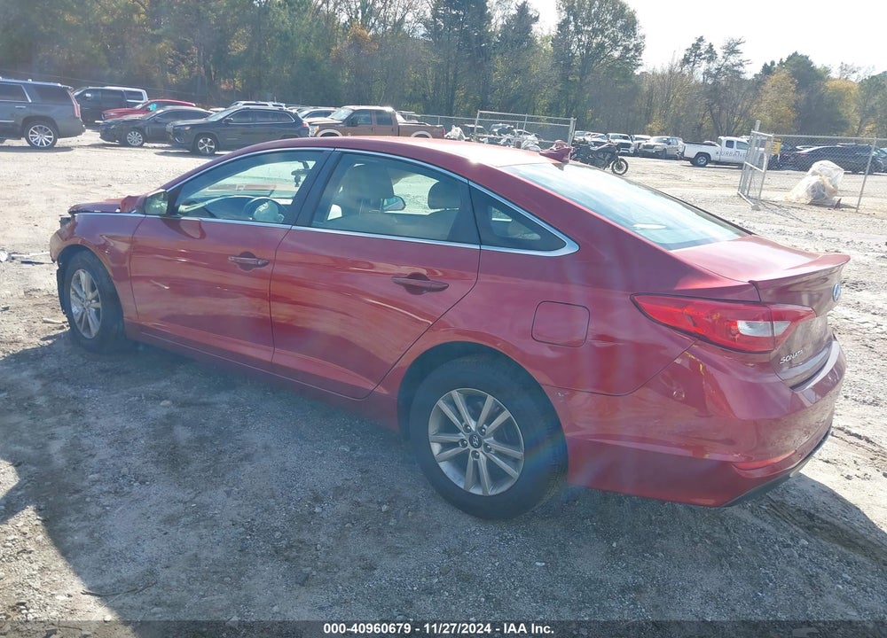 2016 HYUNDAI SONATA SE VIN: 5NPE24AF2GH311484