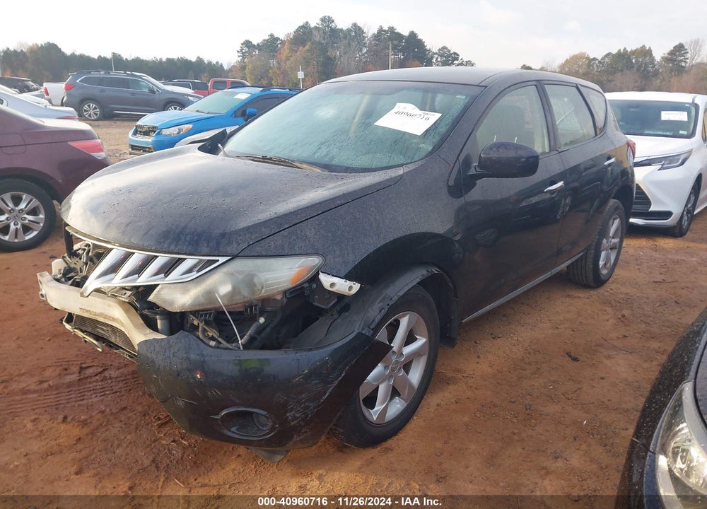 2009 NISSAN MURANO S VIN: JN8AZ18W29W214253