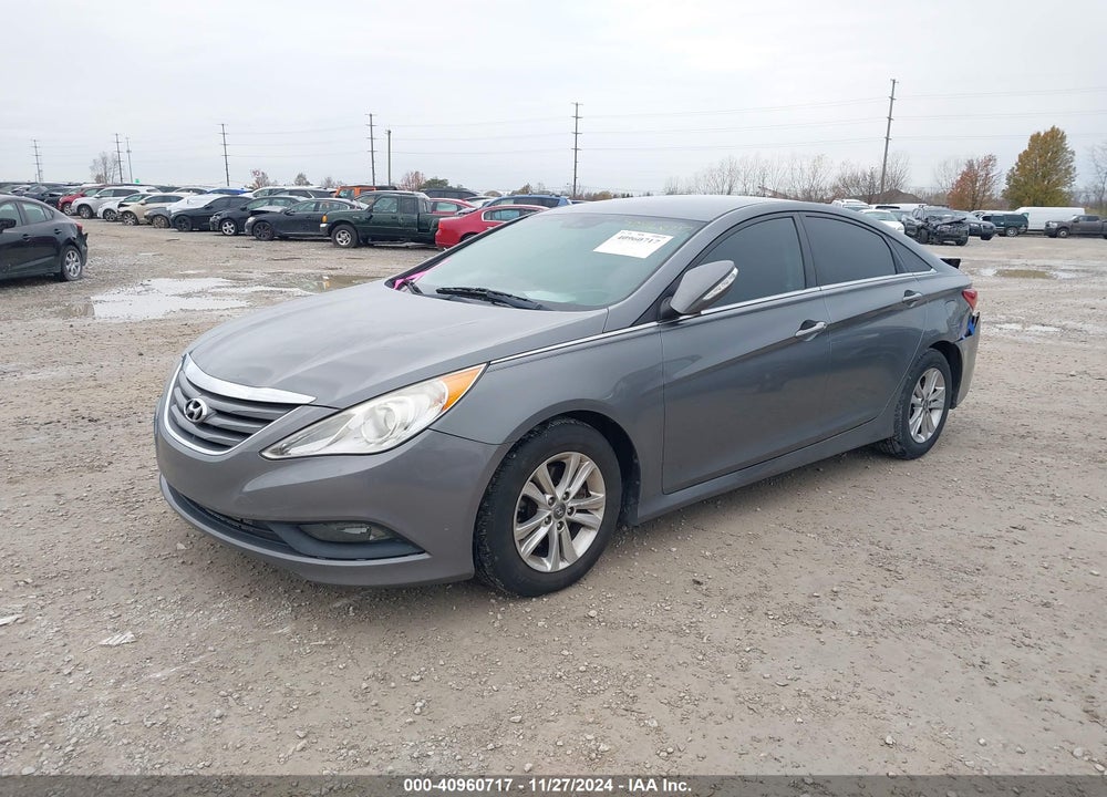 2014 HYUNDAI SONATA GLS VIN: 5NPEB4AC5EH936545