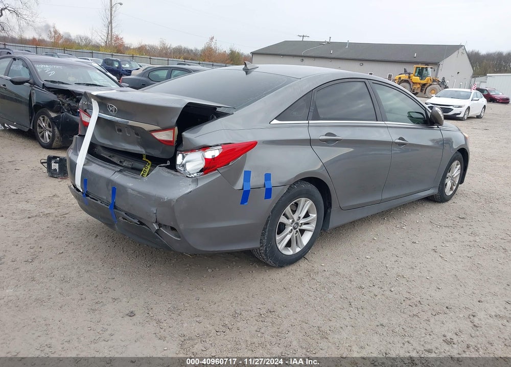 2014 HYUNDAI SONATA GLS VIN: 5NPEB4AC5EH936545