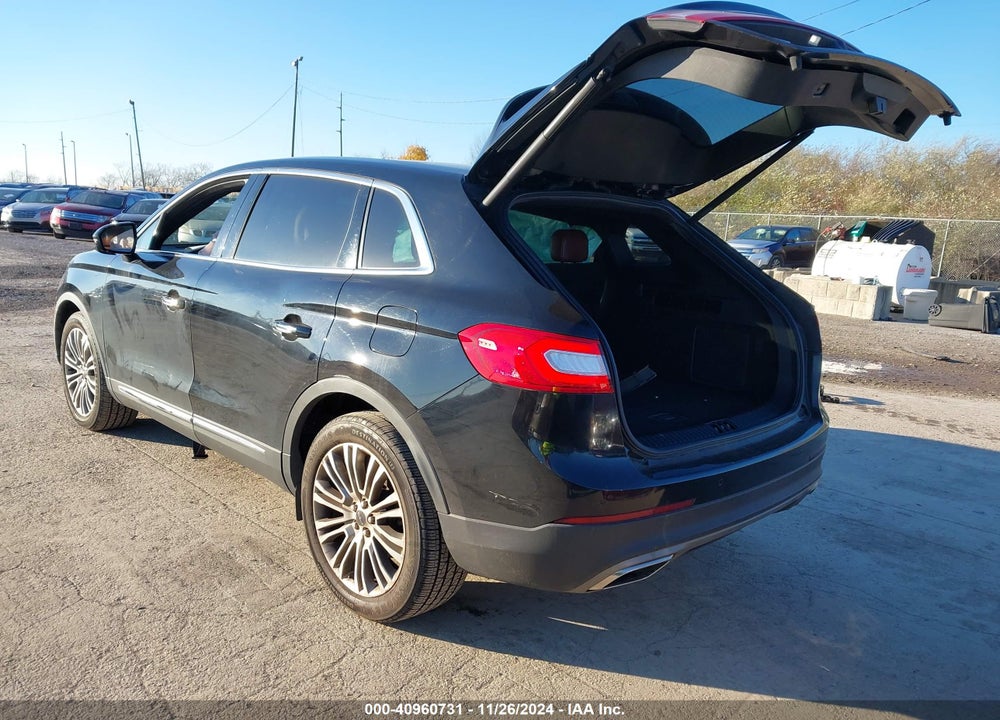 2016 LINCOLN MKX RESERVE VIN: 2LMTJ8LR3GBL39055