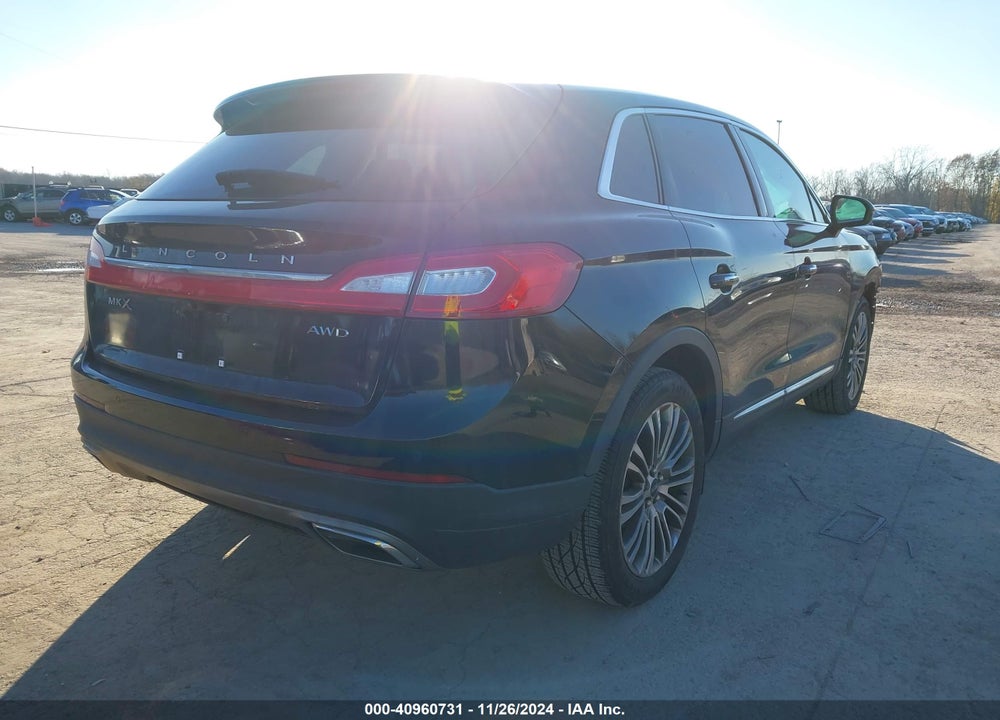 2016 LINCOLN MKX RESERVE VIN: 2LMTJ8LR3GBL39055