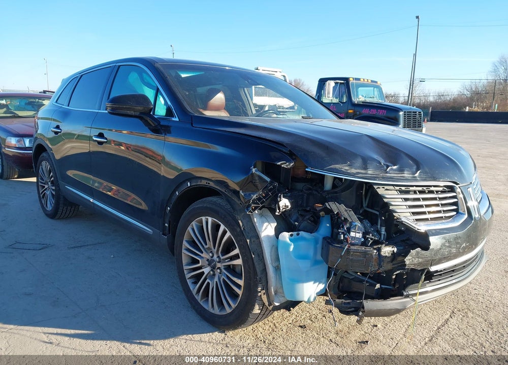 2016 LINCOLN MKX RESERVE VIN: 2LMTJ8LR3GBL39055