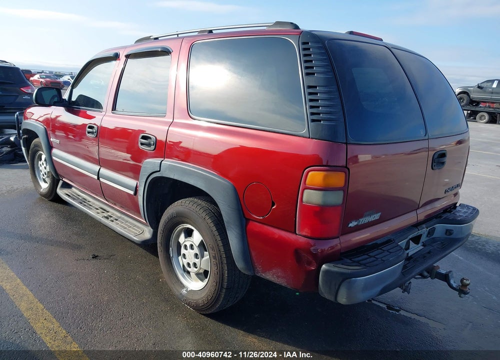 2003 CHEVROLET TAHOE LS VIN: 1GNEC13V93R174957