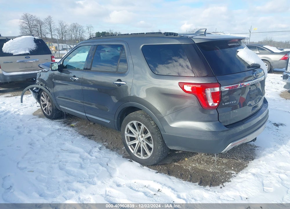 2016 FORD EXPLORER LIMITED VIN: 1FM5K8F83GGC25862