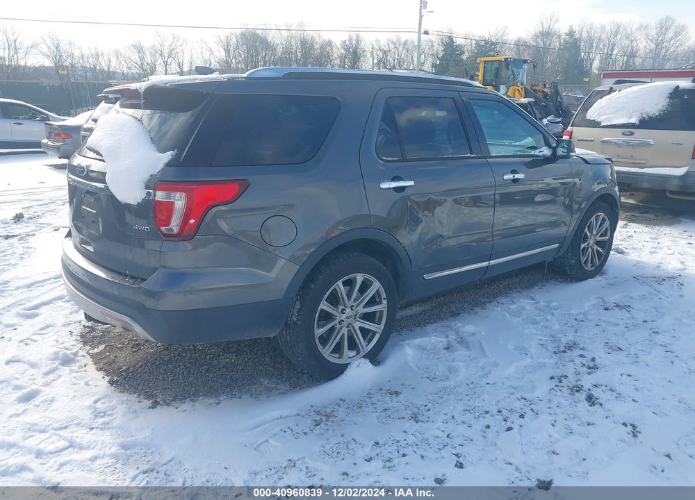 2016 FORD EXPLORER LIMITED VIN: 1FM5K8F83GGC25862